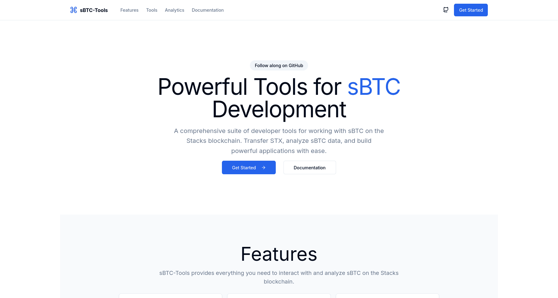 sBTC-Tools screenshot